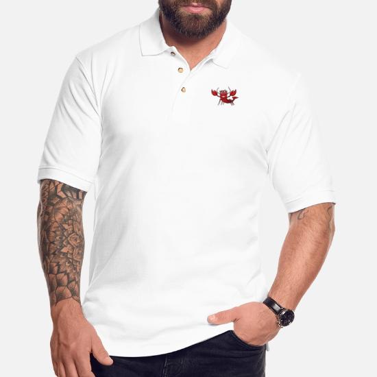 Happy Lobster Shirt' Men's Pique Polo 
